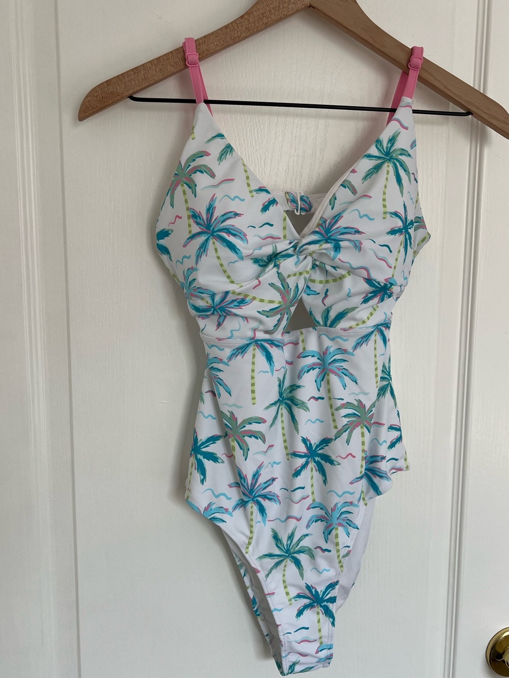 Caden Lane "Makin Waves" One-Piece Swimsuit | M